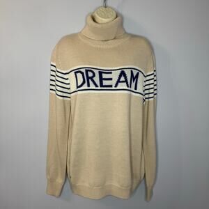 Daily Sports Cozenza Dream Roll Neck Pullover Sweater Wool Blend Sz M New